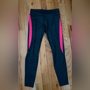 Under Armour Gray and Pink Cold Weather Leggings